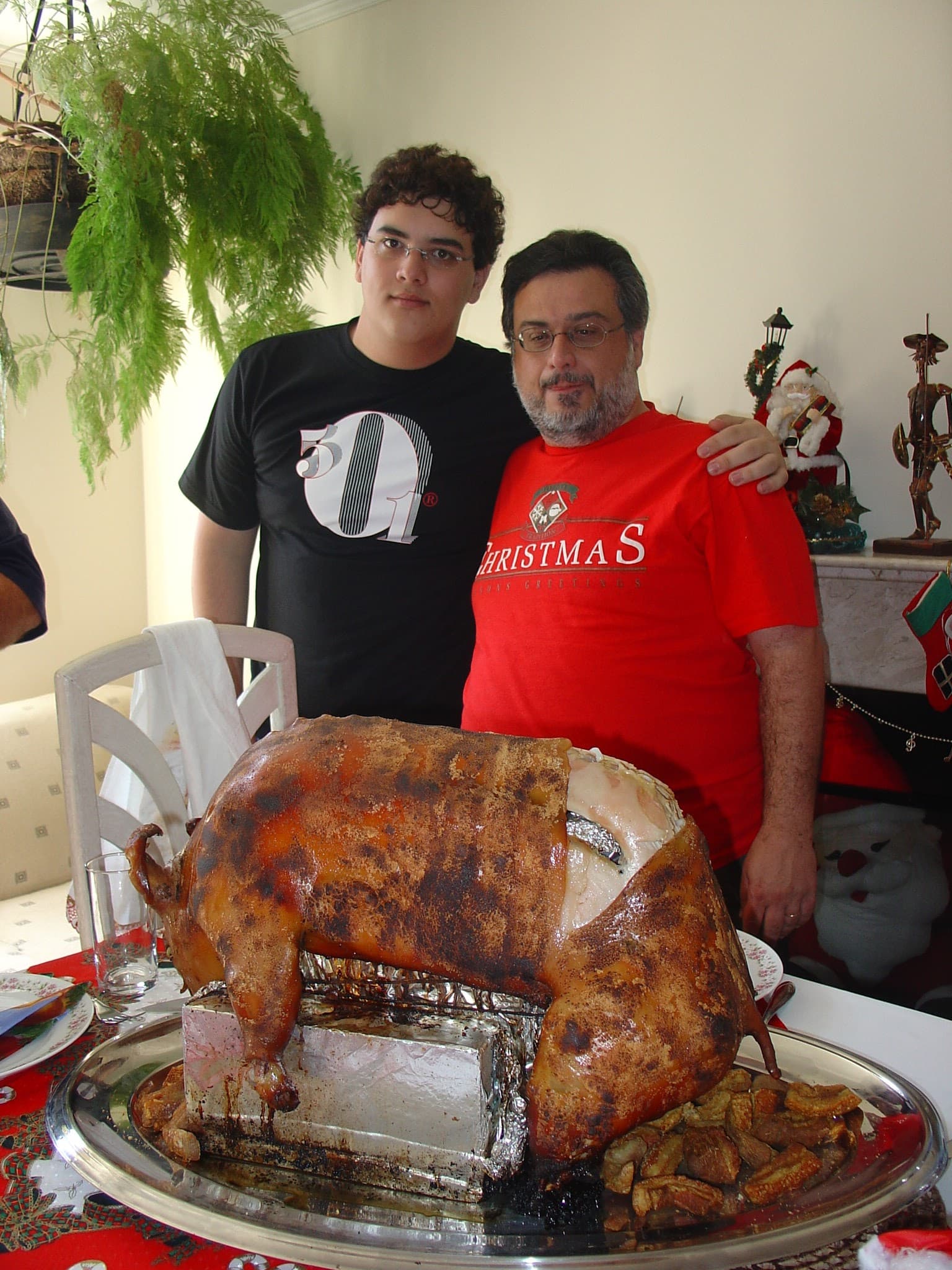 Leitão do Zé em família
