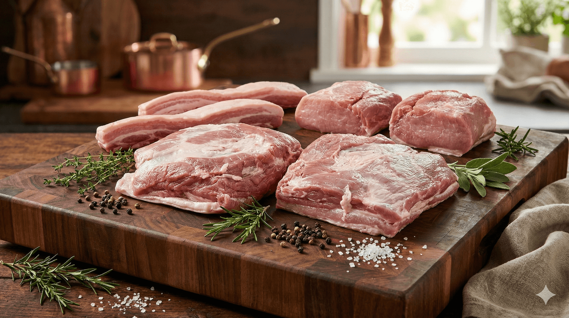 Cortes de carne e temperos artesanais